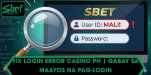 Fix login error casino PH | Gabay sa Maayos na Pag-login