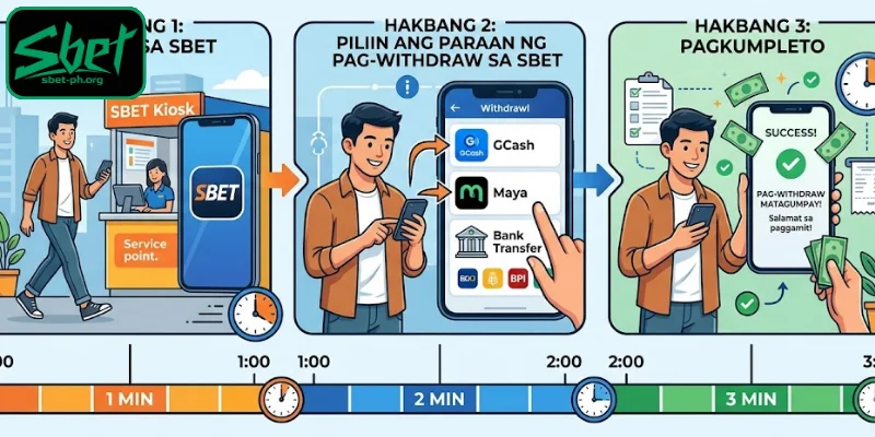 Gabay sa Pag-withdraw mula sa SBET sa loob ng 3 minuto