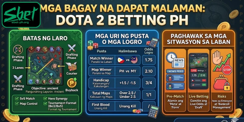 Mga bagay na dapat malaman Dota 2 betting PH