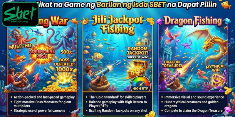 Mga Nakakatuwang Barilan ng Isda SBET