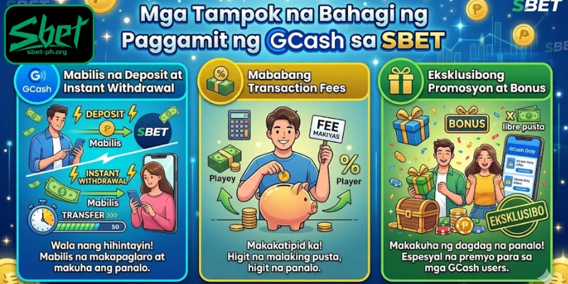Mga Tampok na Bahagi ng Paggamit ng GCash sa SBET