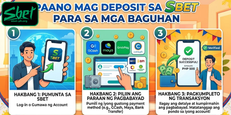 Paano Mag deposit sa SBET para sa mga Baguhan