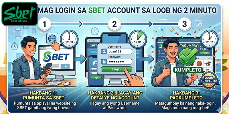 Paano Mag login sa SBET Account sa Loob ng 2 Minuto