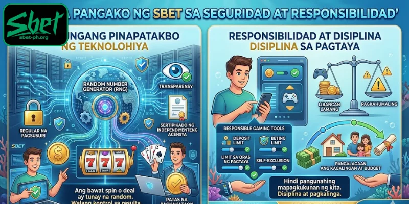Pangako ng SBET sa Seguridad at Responsibilidad
