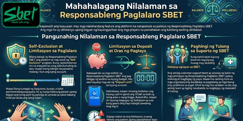 Pangunahing Nilalaman sa Responsableng Paglalaro SBET